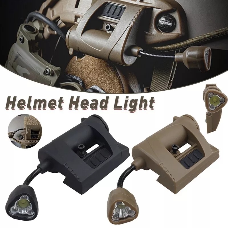 Outdoor Hunting Lights - Latarka taktyczna na kask 3-trybowa MPLS