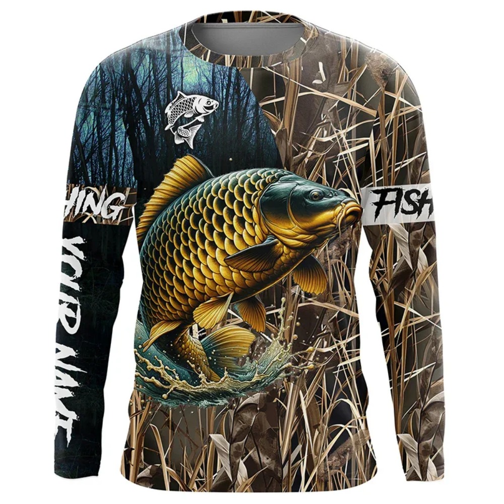 Outdoor Hunting Prints - Koszulka Harajuku z amerykańskim kamuflażem myśliwskim,