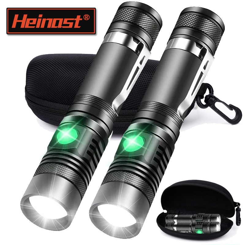Outdoor Hunting Lights - Akumulatorowa latarka ręczna T6, zasilana baterią