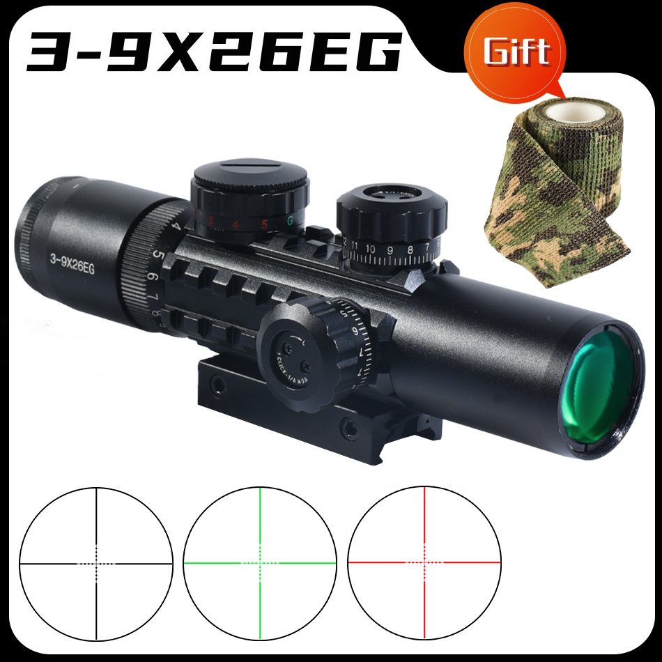 Crossbow Scope Sight - Taktyczny celownik optyczny 3-9X26EG do kuszy,