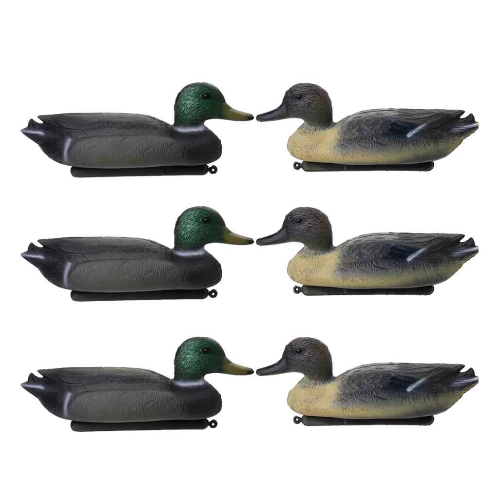 Decoy Duck Plastic - Pływająca kaczka-attrap, plastikowa imitacja ptaka naturalnej