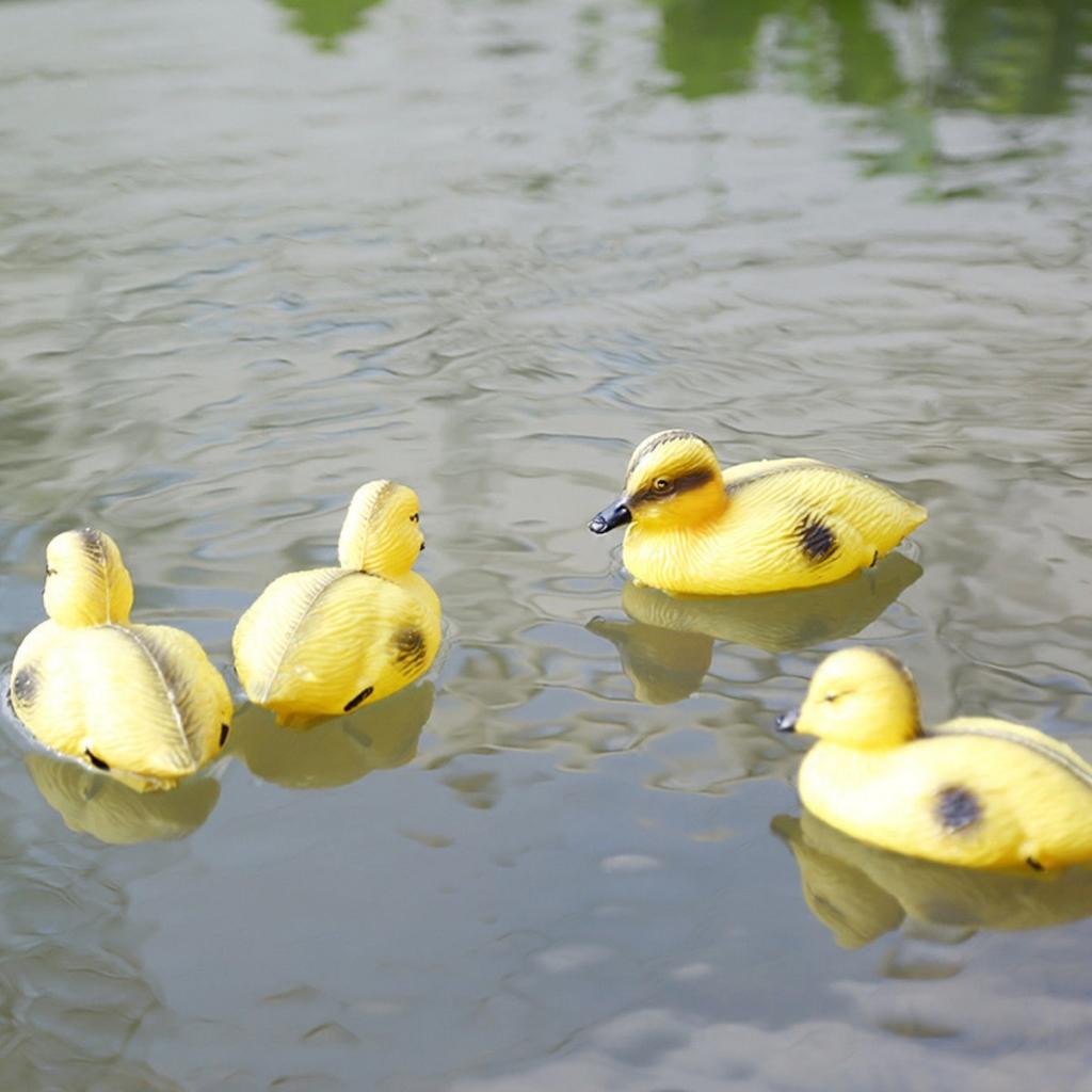 Decoy Duck Plastic - 5 szt. Pływająca kaczka kaczuszki staw