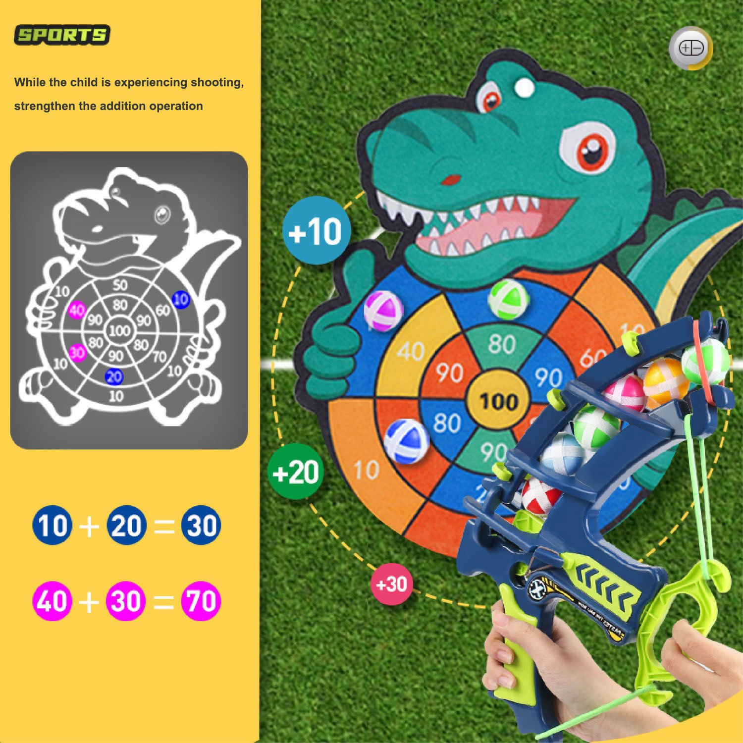 Montessori rzut sportową proca – Outdoor Hunting Toys recenzja i cena