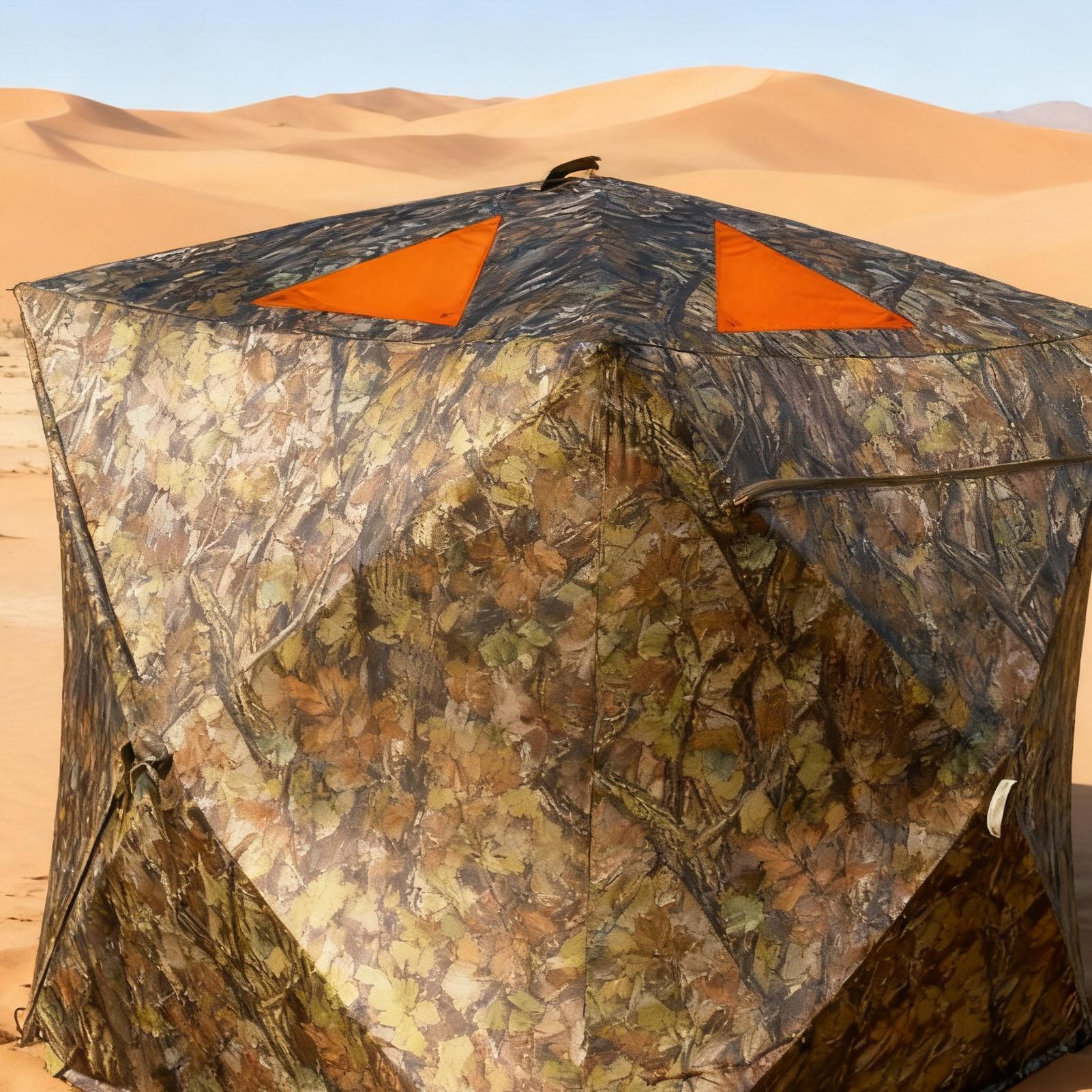 Pomarańczowy kamuflaż myśliwsk – Outdoor Hunting Blinds recenzja i cena