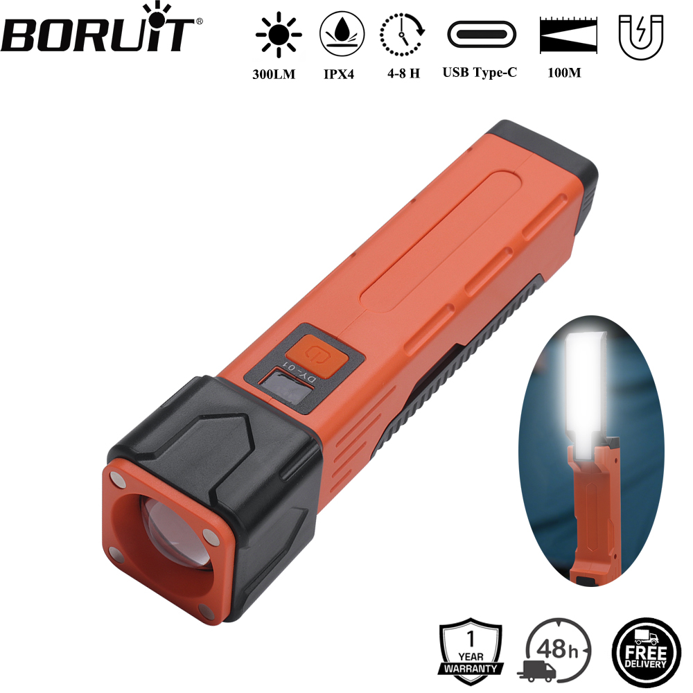BORUiT 300LM LED Latarka Roboc – Outdoor Hunting Lights recenzja i cena