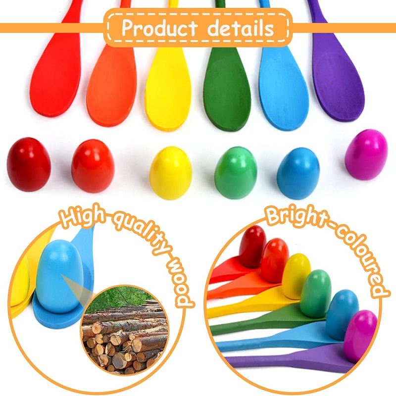 6 szt. Drewniana łyżka do gry  – Outdoor Hunting Games For Kids recenzja i cena