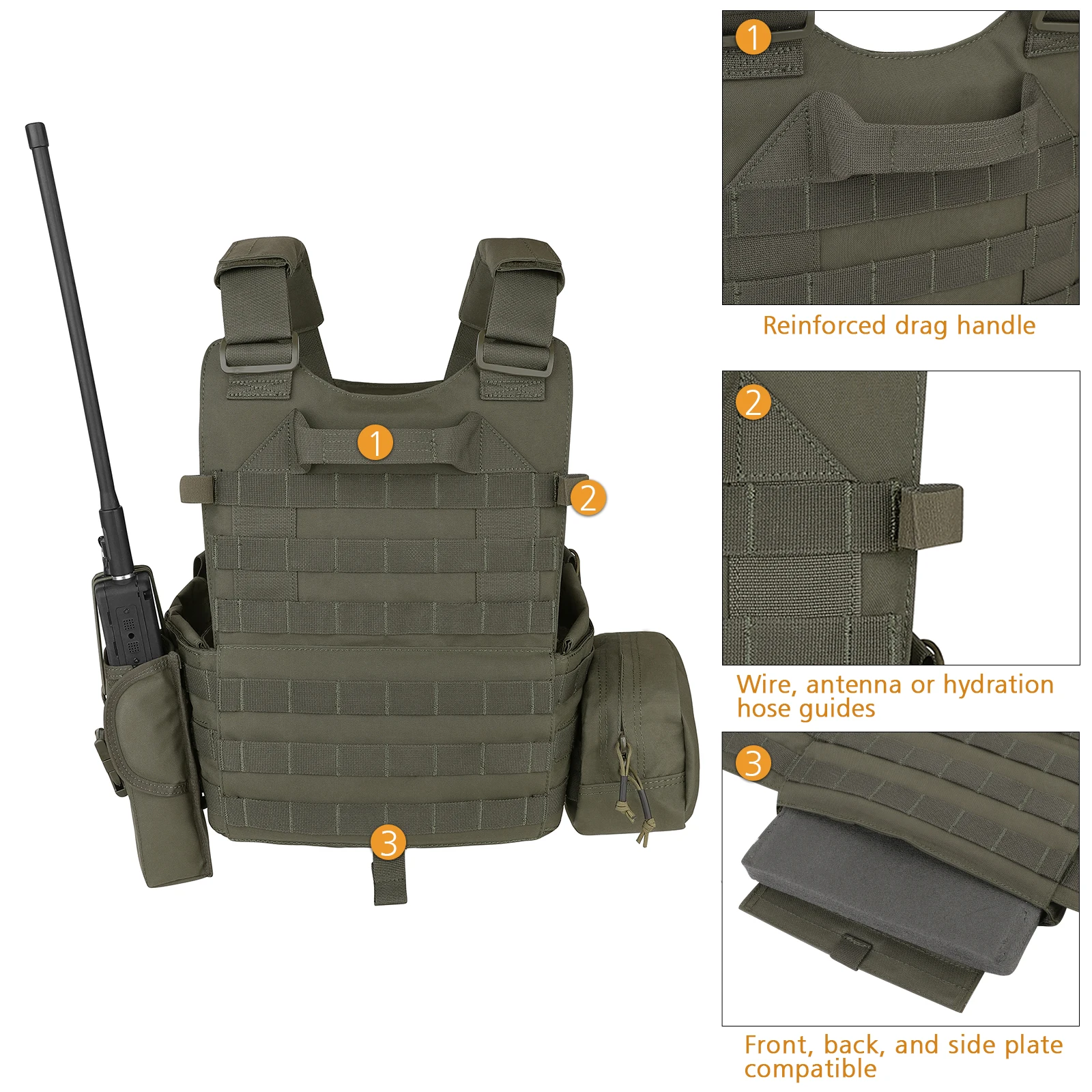 Kamizelka taktyczna KRYDEX 609 – Outdoor Hunting Magazines recenzja i cena